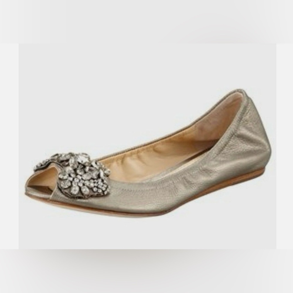 Vera Wang Lavender Luna Jeweled Ballerina Flats